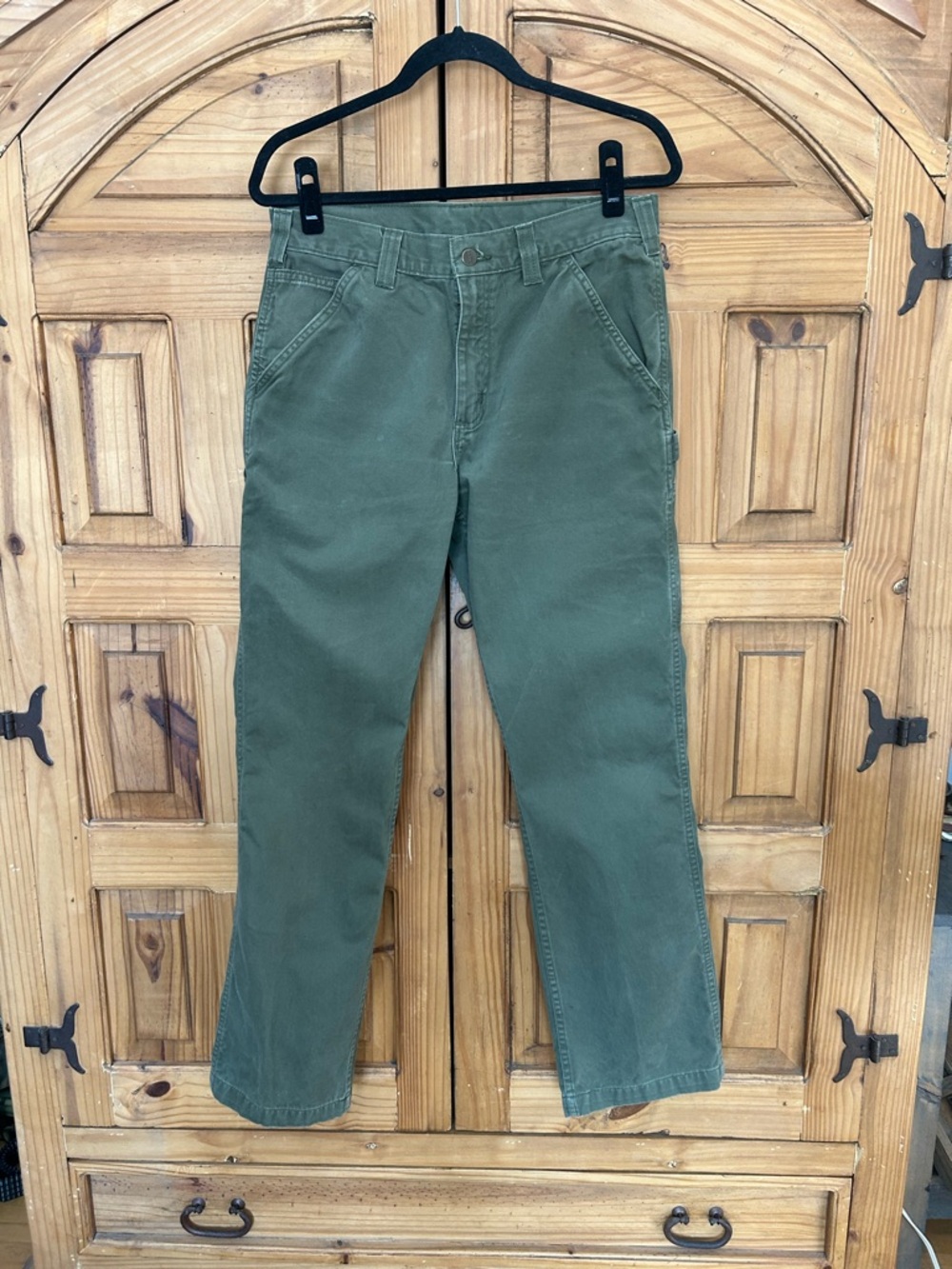 Carhartt Olive Green Men's Cargo Pants